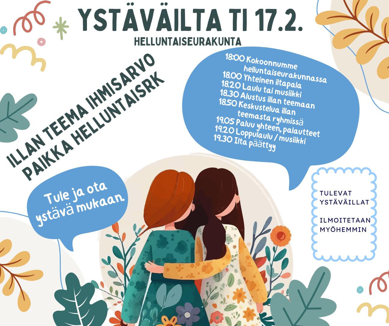 Kopio mallista YSTÄVÄILTA TI 17.3. IHMISARVO