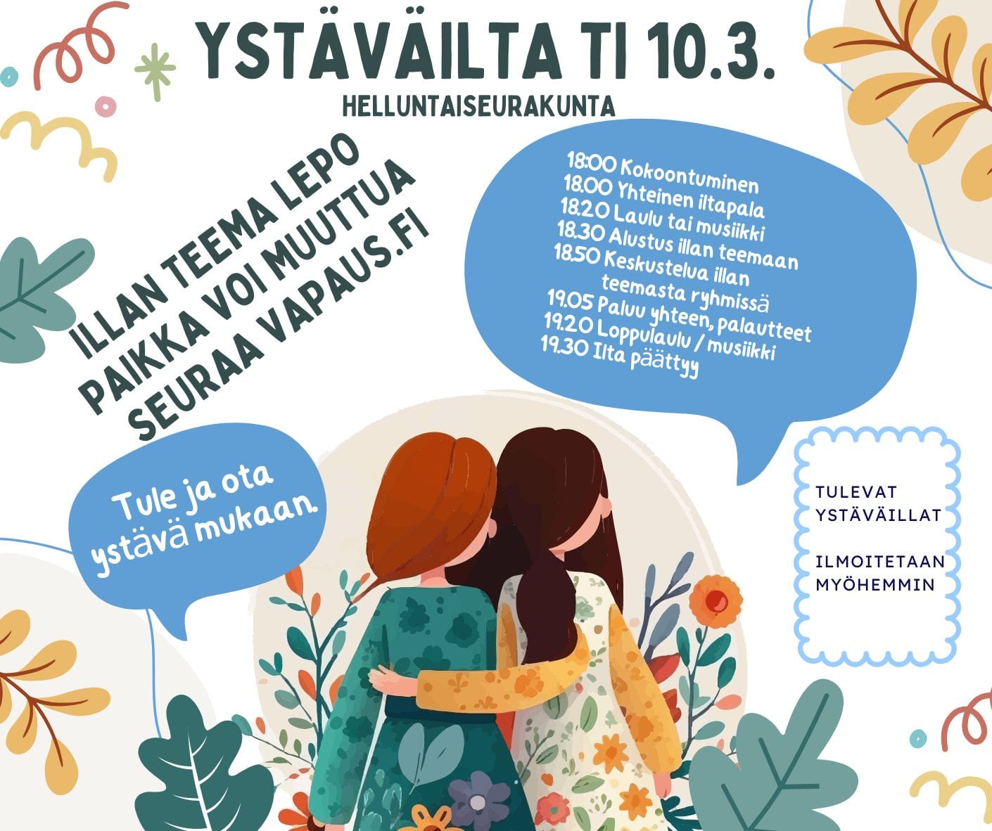 mallista Kopio mallista YSTÄVÄILTA TI 10.3. IHMISARVO